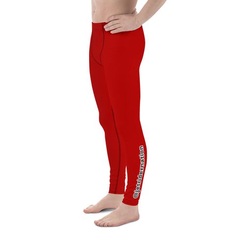 Jet Rider Nation Men's Red Leggings