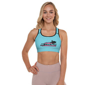 Jet Rider Nation Teal Padded Sports Bra