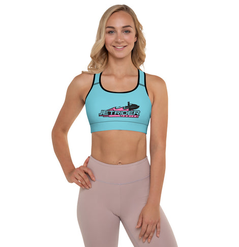 Jet Rider Nation Teal Padded Sports Bra