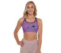 Jet Rider Nation Purple Padded Sports Bra