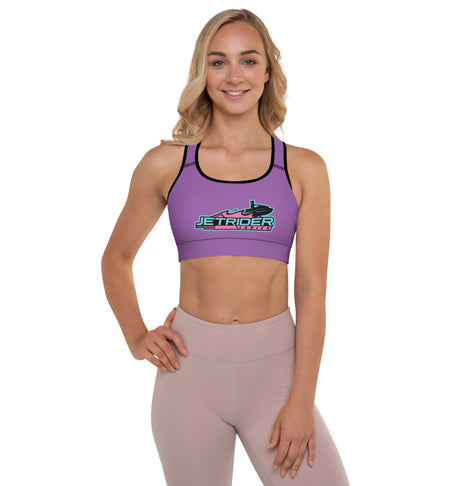 Jet Rider Nation Purple Padded Sports Bra