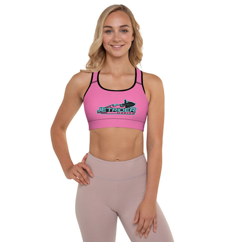 Jet Rider Nation Pink Padded Sports Bra