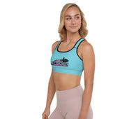 Jet Rider Nation Teal Padded Sports Bra