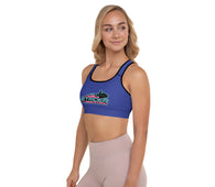 Jet Rider Nation Blue Padded Sports Bra