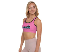 Jet Rider Nation Pink Padded Sports Bra