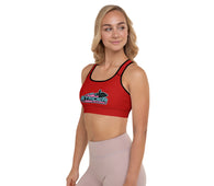 Jet Rider Nation Red Padded Sports Bra