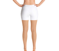 White JRN Women's Stretch Shorts