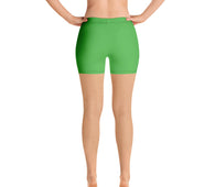 Green JRN Women's Stretch Shorts