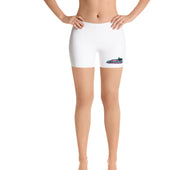 White JRN Women's Stretch Shorts