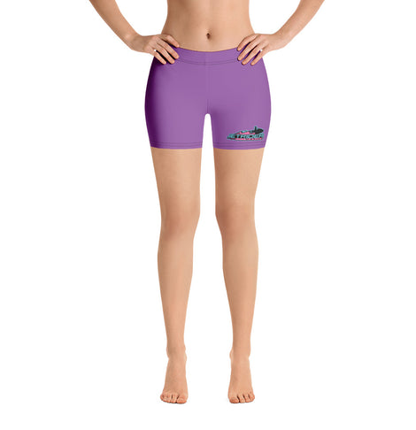 Purple JRN Women's Stretch Shorts