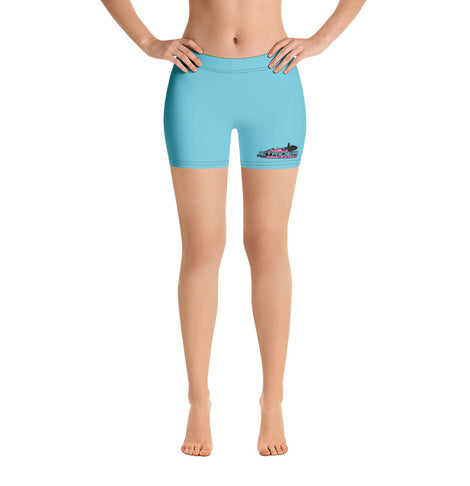 Teal JRN Women's Stretch Shorts