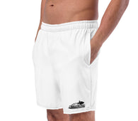 JRN White Men's Swim Shorts